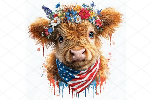 Adorable Highland Cow Clipart for Creative Projects
