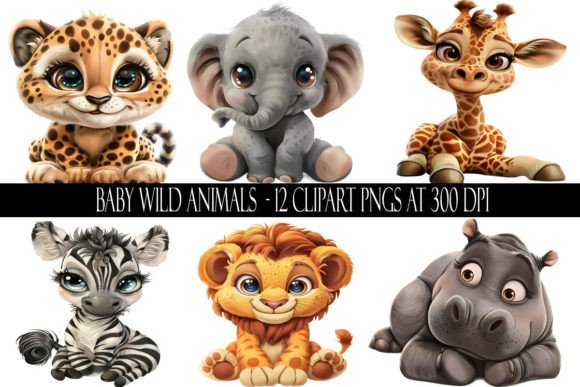 Bring Nature to Life with Baby Wild Animal Clipart