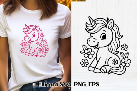 Cute Unicorn SVG Design: A Versatile Animal SVG Asset
