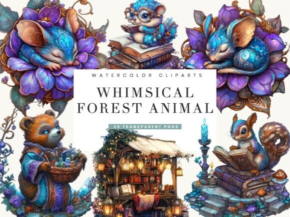 Enchanting Woodland Art for Your Projects