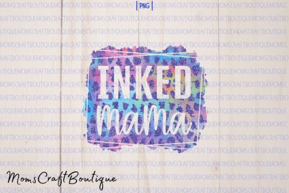 Inked Mama: A Colorful Animal Background for Bold Branding