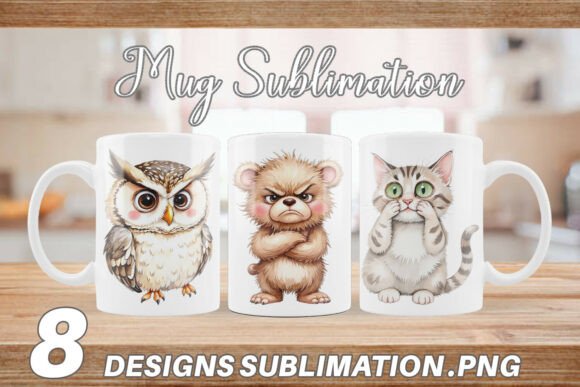 Mug Wrap Funny Animal Faces: Add Character to Every Cup