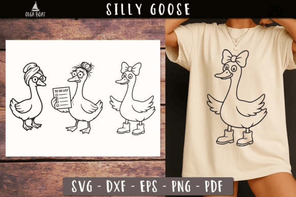 Silly Goose Girl SVG: A Playful Twist for Creative Projects