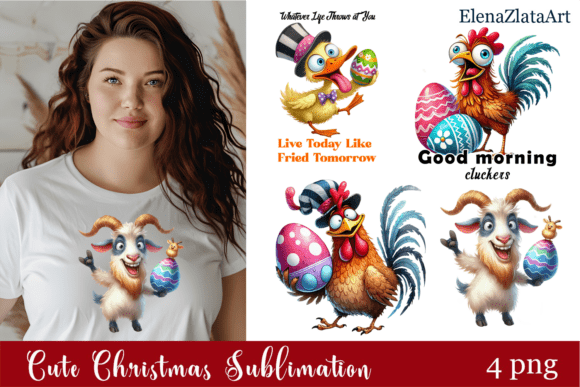 Spring Animal Sarcastic Easter Clipart: Witty Design for Modern Brands