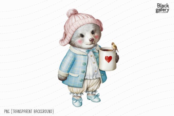 Unleashing Whimsy with Watercolor Animal Character PNGs
