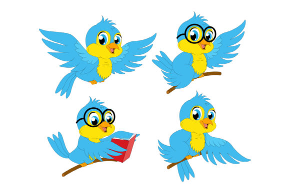 Unpacking the Charm of Cute Blue Bird Animal Cartoon
